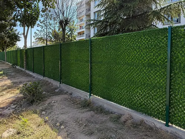 120 cm Çim Çit Ankara 120 cm çim çit Ankara gerçek uygulama görseli