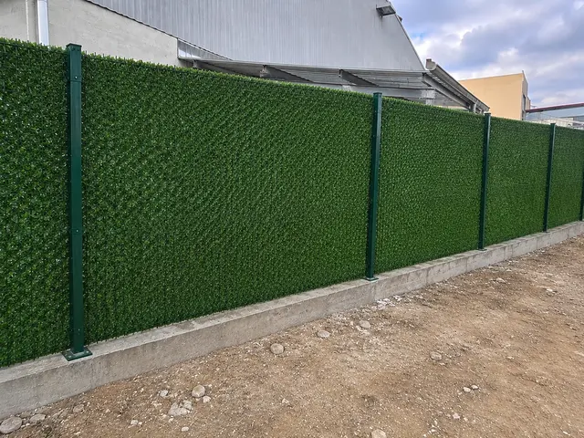 200 cm Çim Çit Ankara 200 cm çim çit Ankara gerçek uygulama görseli