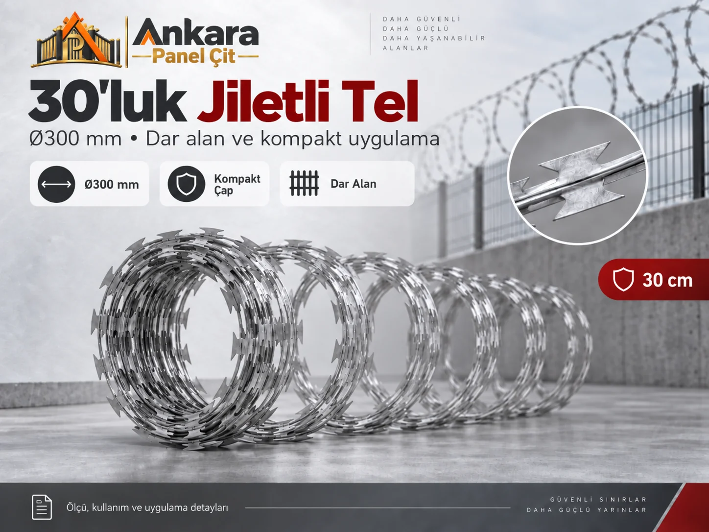 30'luk Jiletli Tel Fiyatları Ankara 30'luk Jiletli Tel Fiyatları Ankara