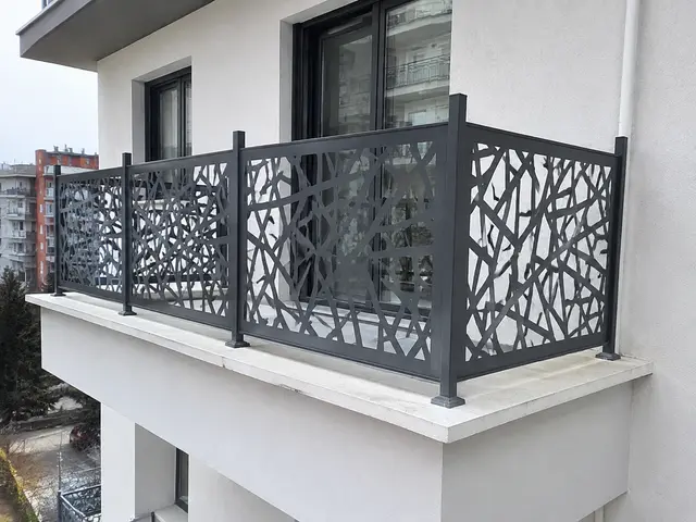 Lazer Kesim Balkon Korkuluğu Modelleri ve Ölçüye Özel Üretim gerçek Ankara uygulaması